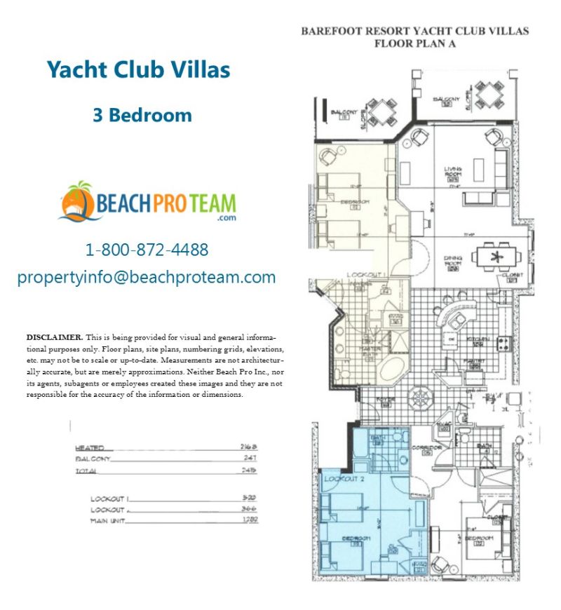 yacht club villas - barefoot resort condos for sale